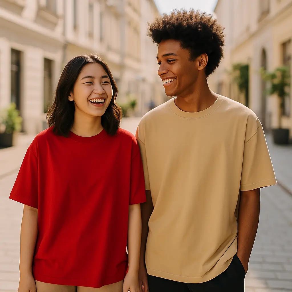 Oversized t-shirt outfits