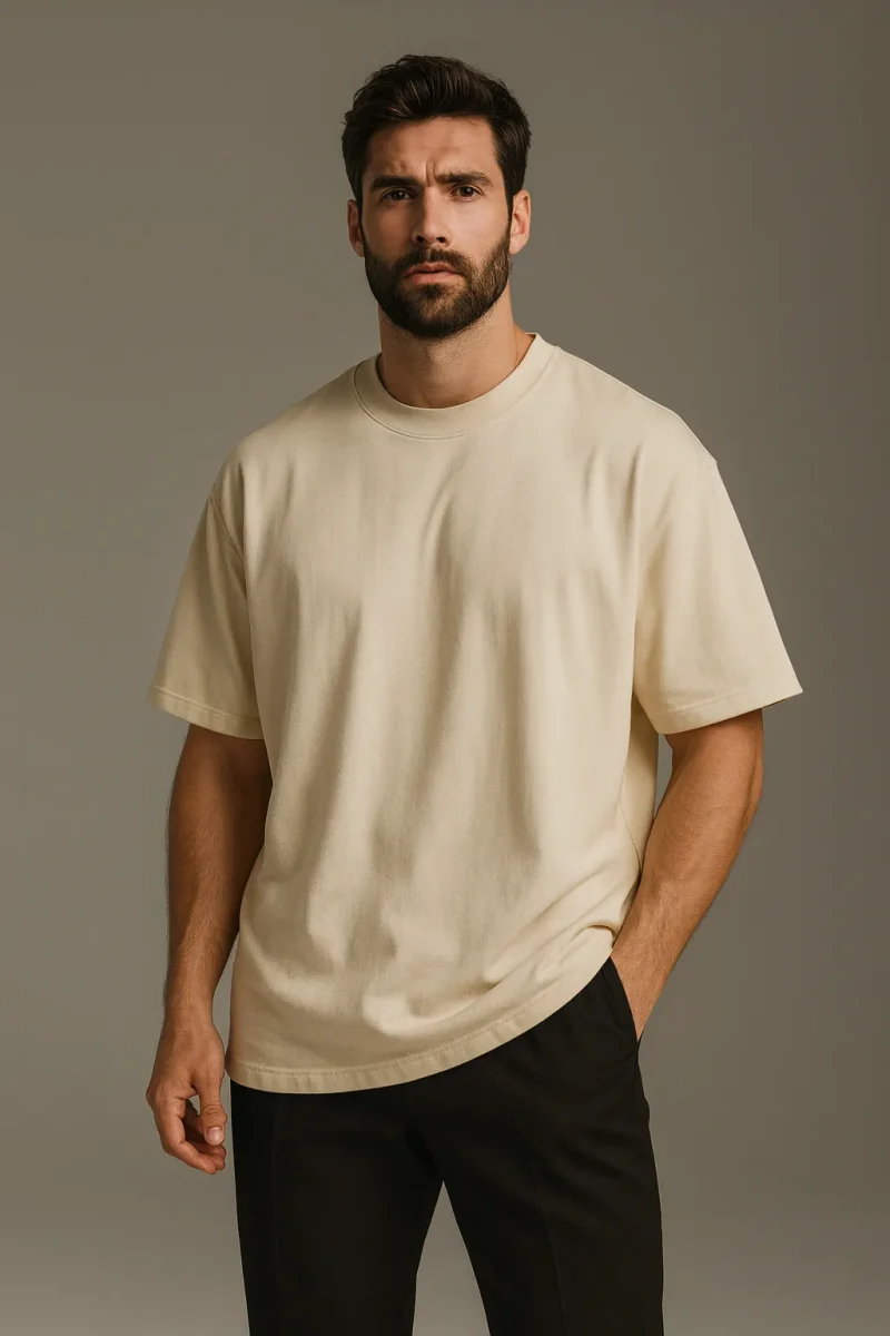 CreamCore Oversized Tee